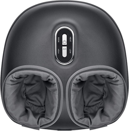 Shiatsu Foot Massager with Heat – Deep Kneading & Air Compression for Relaxation & Circulation