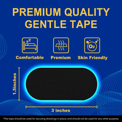 Mouth Tape for Sleeping(30 Pack) - Pain Free Removal, Hypoallergenic, Latex Free & Gentle On Skin - Latex Free Bowling Finger Protection Tape