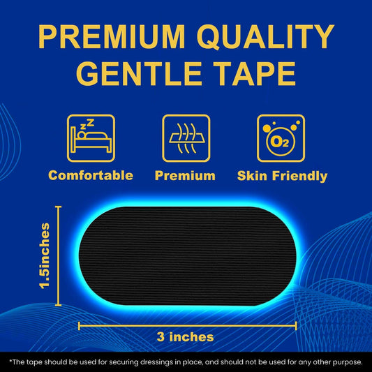 Mouth Tape for Sleeping(30 Pack) - Pain Free Removal, Hypoallergenic, Latex Free & Gentle On Skin - Latex Free Bowling Finger Protection Tape