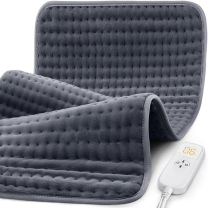 Heating Pad for Back Pain Cramps Relief - Electric Heating Pad for Neck/Shoulder/Muscle Pain - 6 Heat Settings, Auto Off, Moist Heat Options, Machine Washable, Christmas Gifts for Women,Mom,Sister -XL